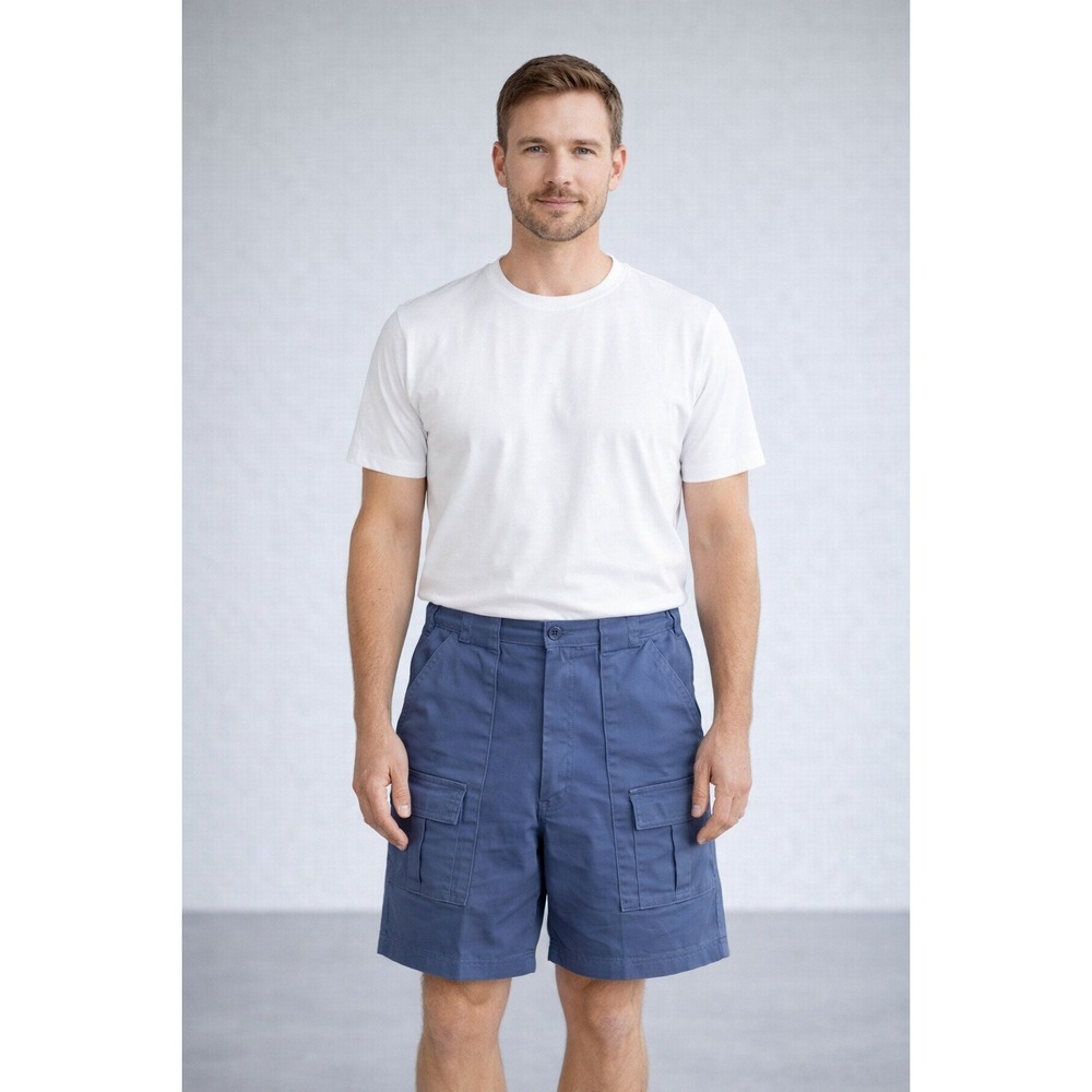 Weekender Cargo Shorts Men's Size 32 Hiking Blue Hiking Gorpcore Fishing Comfort